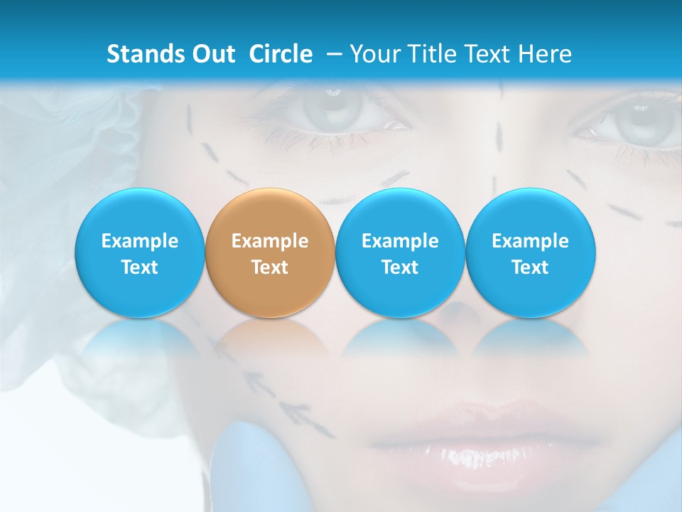 Healthy Drawing Face PowerPoint Template