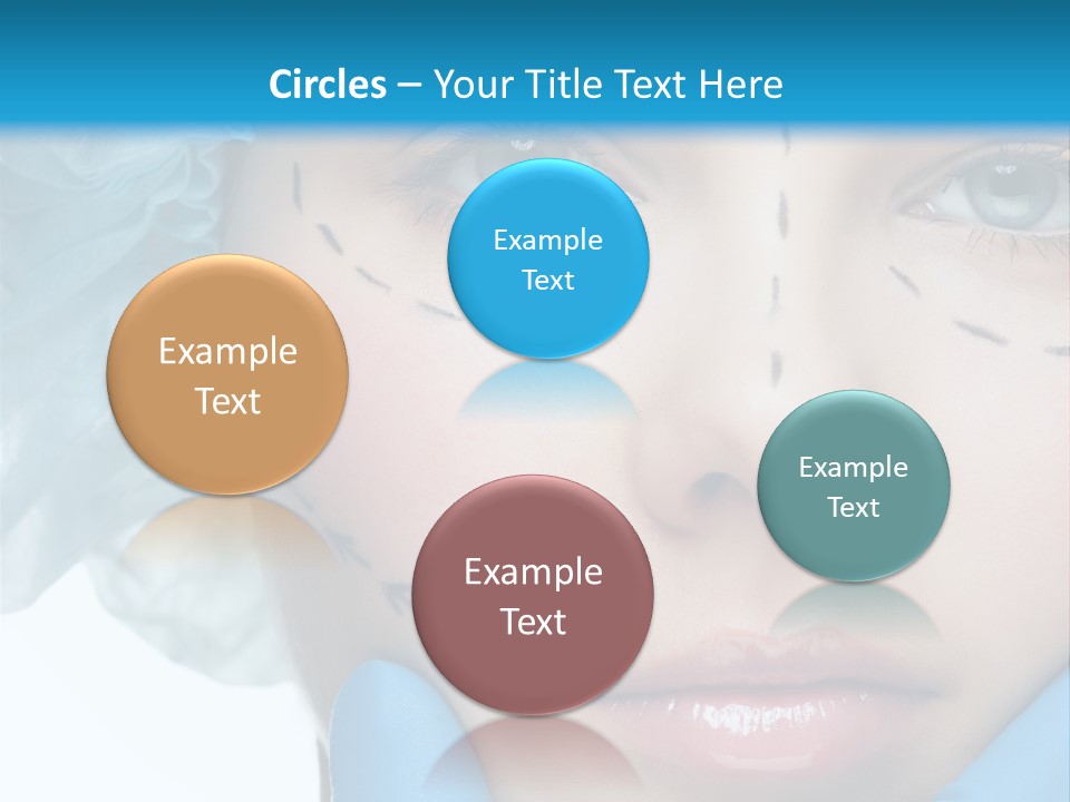 Healthy Drawing Face PowerPoint Template