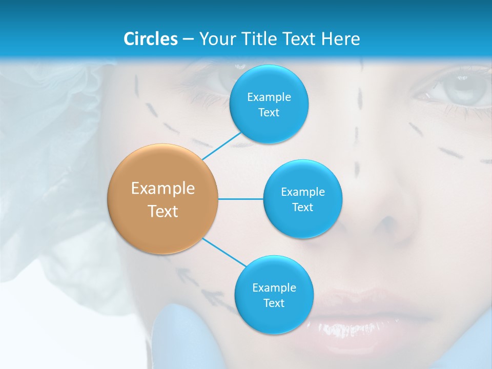 Healthy Drawing Face PowerPoint Template