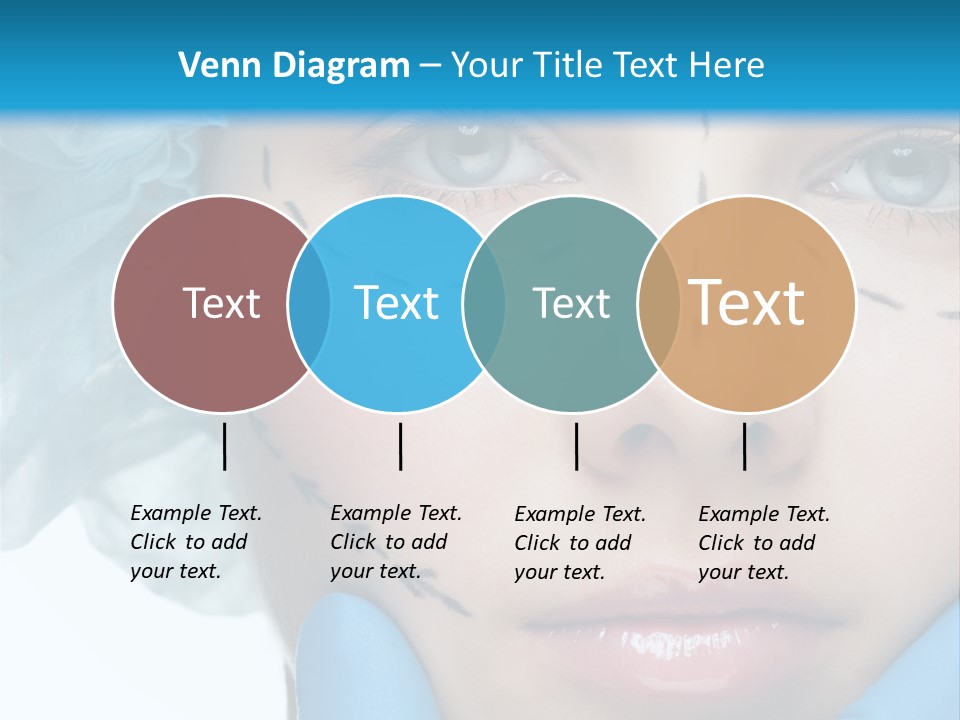 Healthy Drawing Face PowerPoint Template