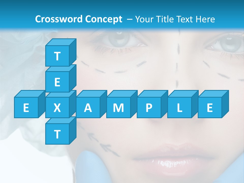 Healthy Drawing Face PowerPoint Template