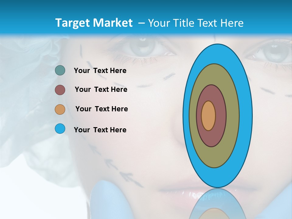 Healthy Drawing Face PowerPoint Template