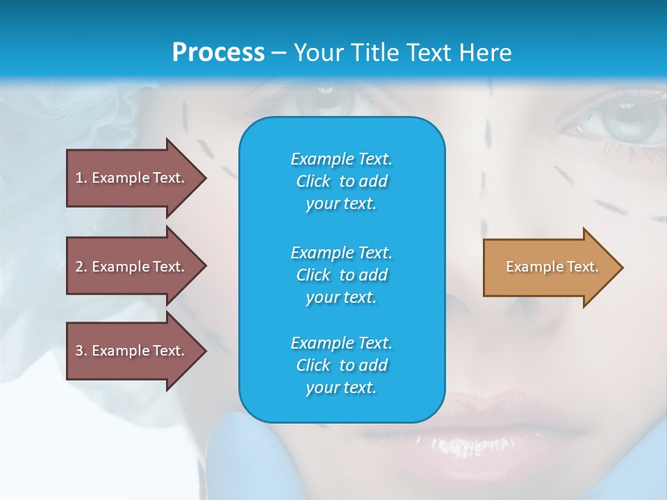 Healthy Drawing Face PowerPoint Template