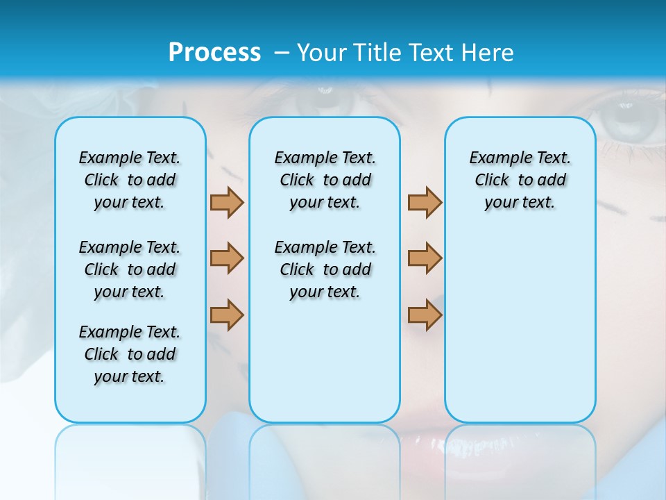 Healthy Drawing Face PowerPoint Template