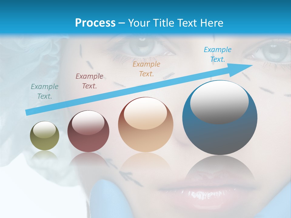 Healthy Drawing Face PowerPoint Template