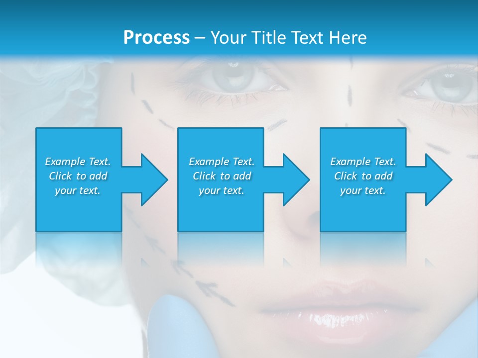 Healthy Drawing Face PowerPoint Template