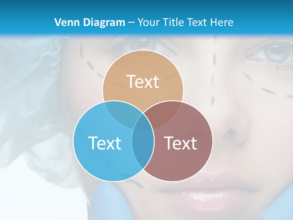 Healthy Drawing Face PowerPoint Template