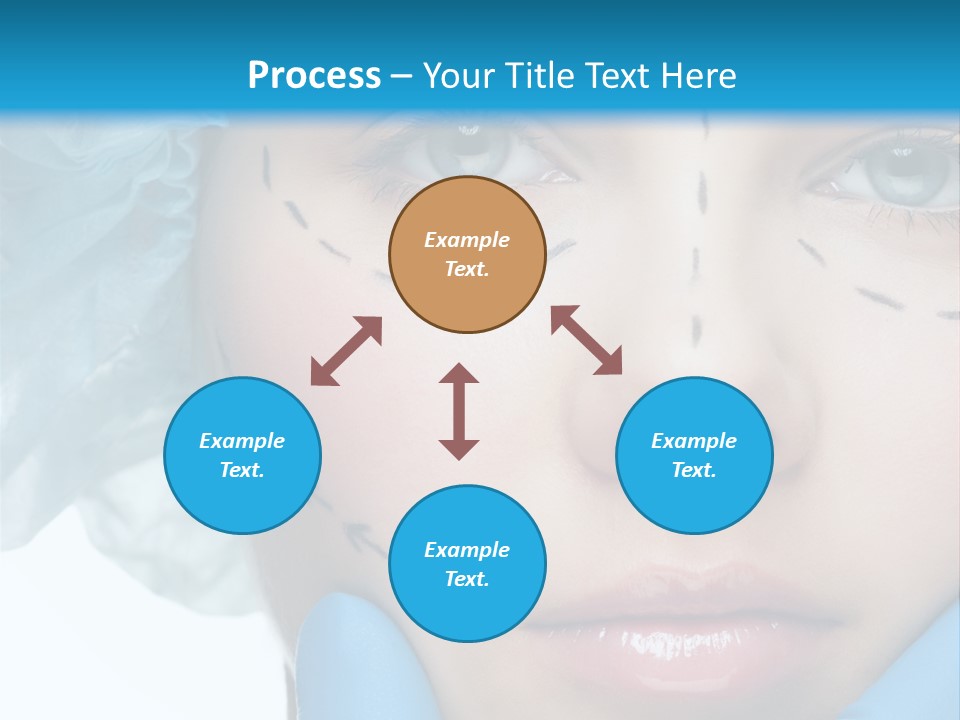 Healthy Drawing Face PowerPoint Template