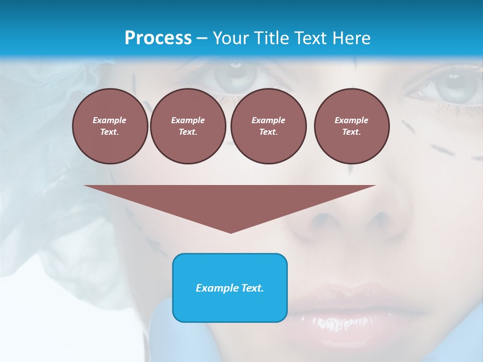 Healthy Drawing Face PowerPoint Template