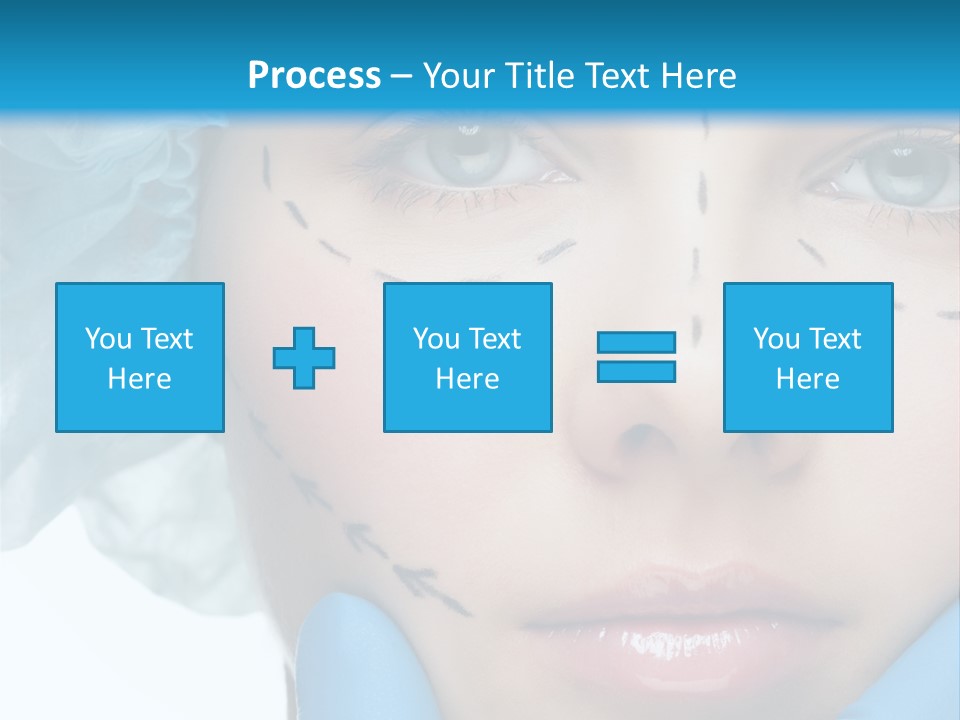Healthy Drawing Face PowerPoint Template