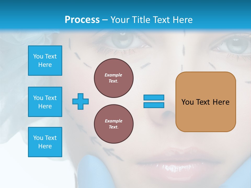 Healthy Drawing Face PowerPoint Template