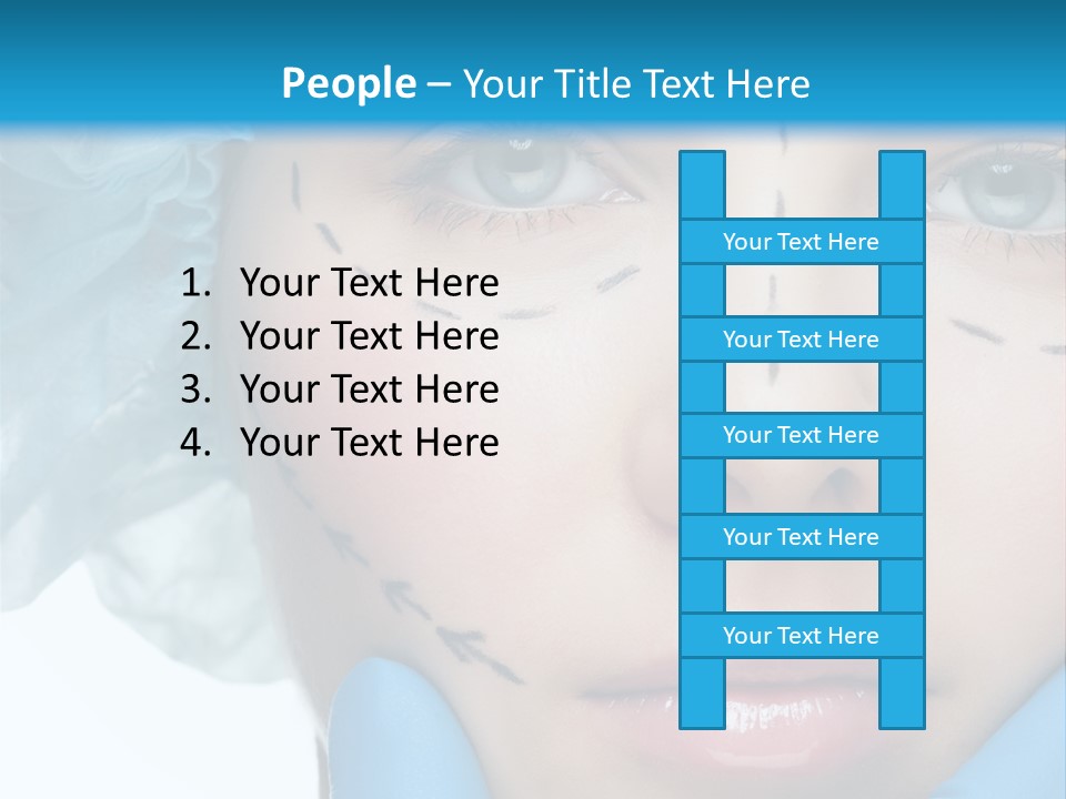 Healthy Drawing Face PowerPoint Template
