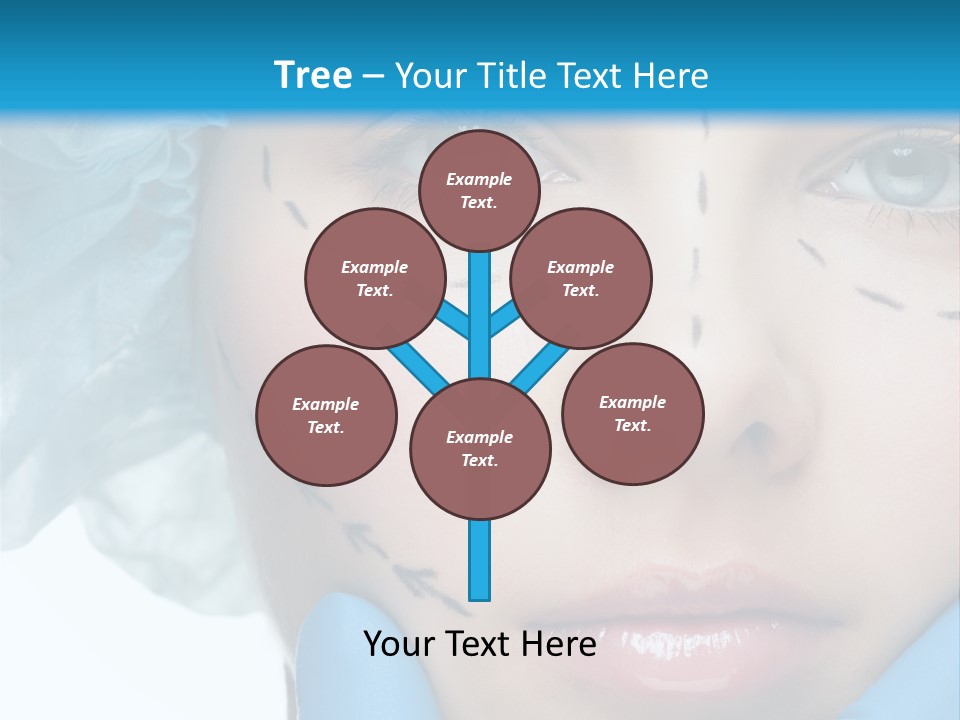 Healthy Drawing Face PowerPoint Template