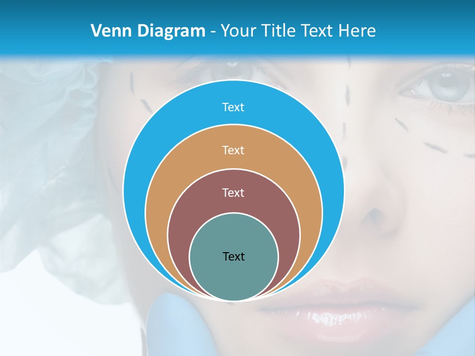 Healthy Drawing Face PowerPoint Template
