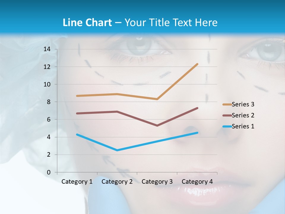 Healthy Drawing Face PowerPoint Template