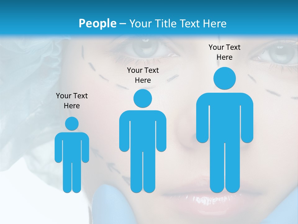 Healthy Drawing Face PowerPoint Template