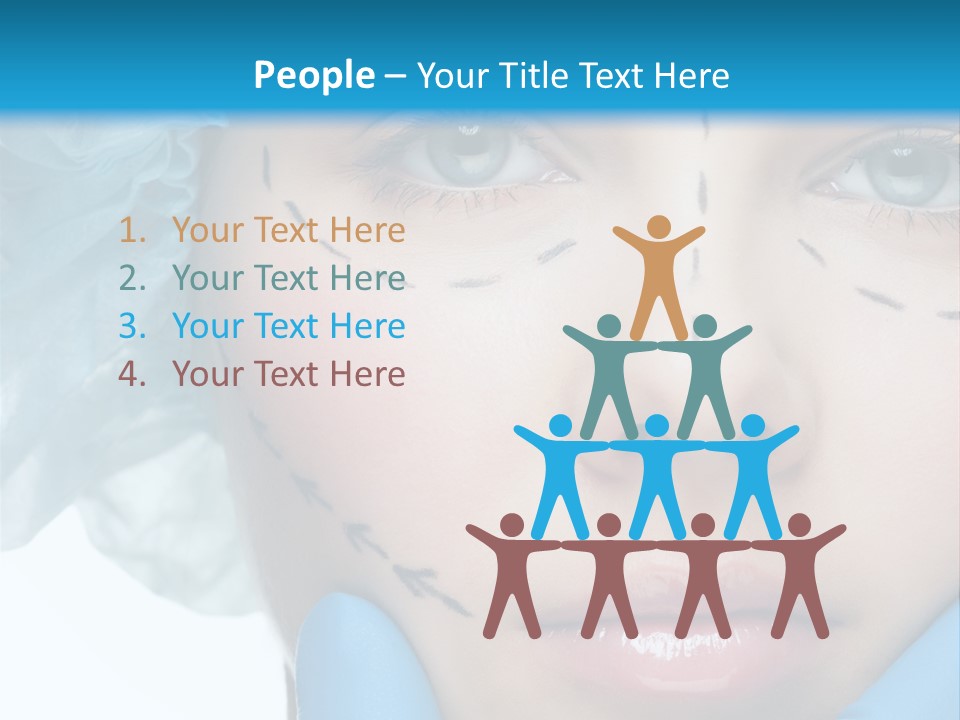 Healthy Drawing Face PowerPoint Template