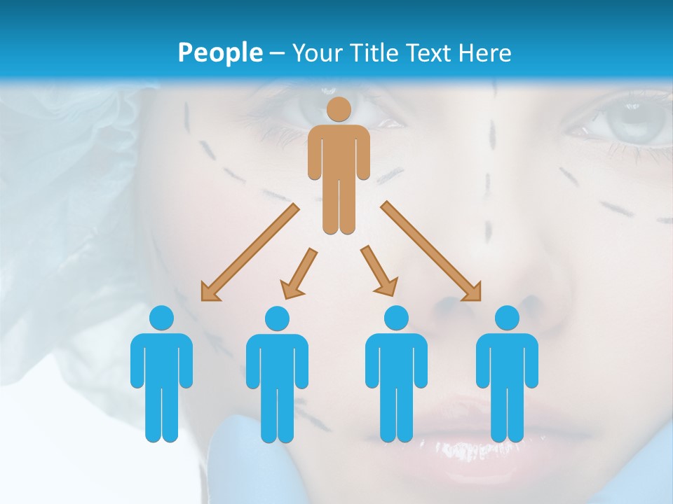 Healthy Drawing Face PowerPoint Template