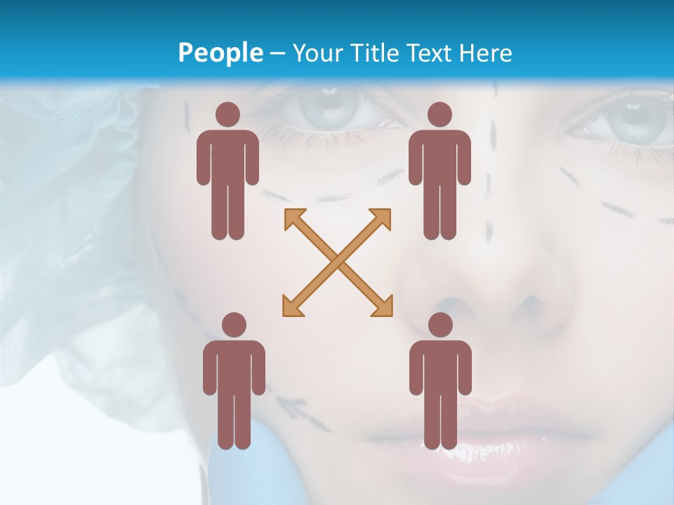 Healthy Drawing Face PowerPoint Template