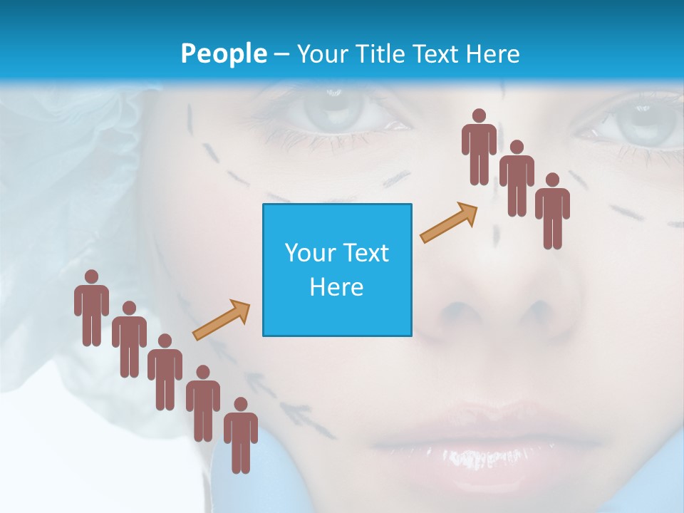 Healthy Drawing Face PowerPoint Template