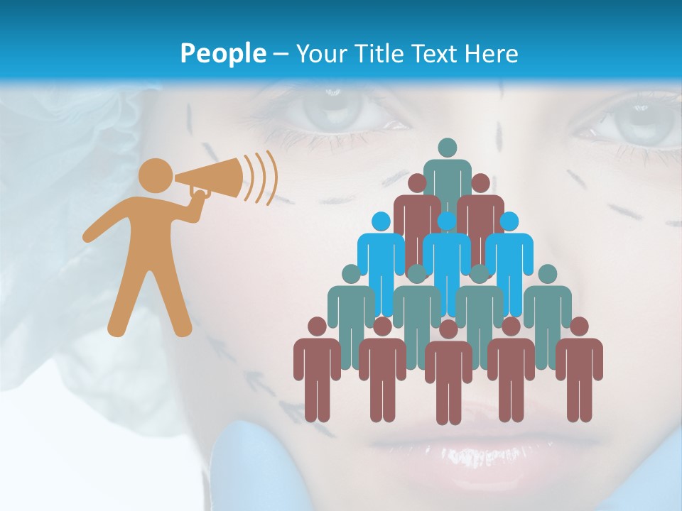 Healthy Drawing Face PowerPoint Template