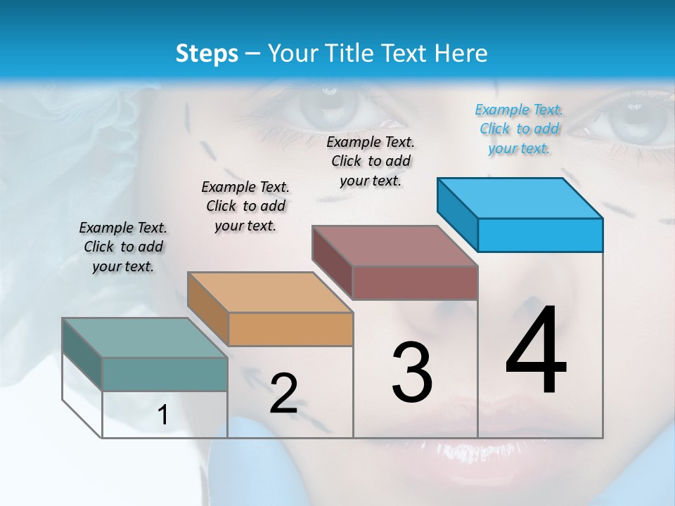 Healthy Drawing Face PowerPoint Template