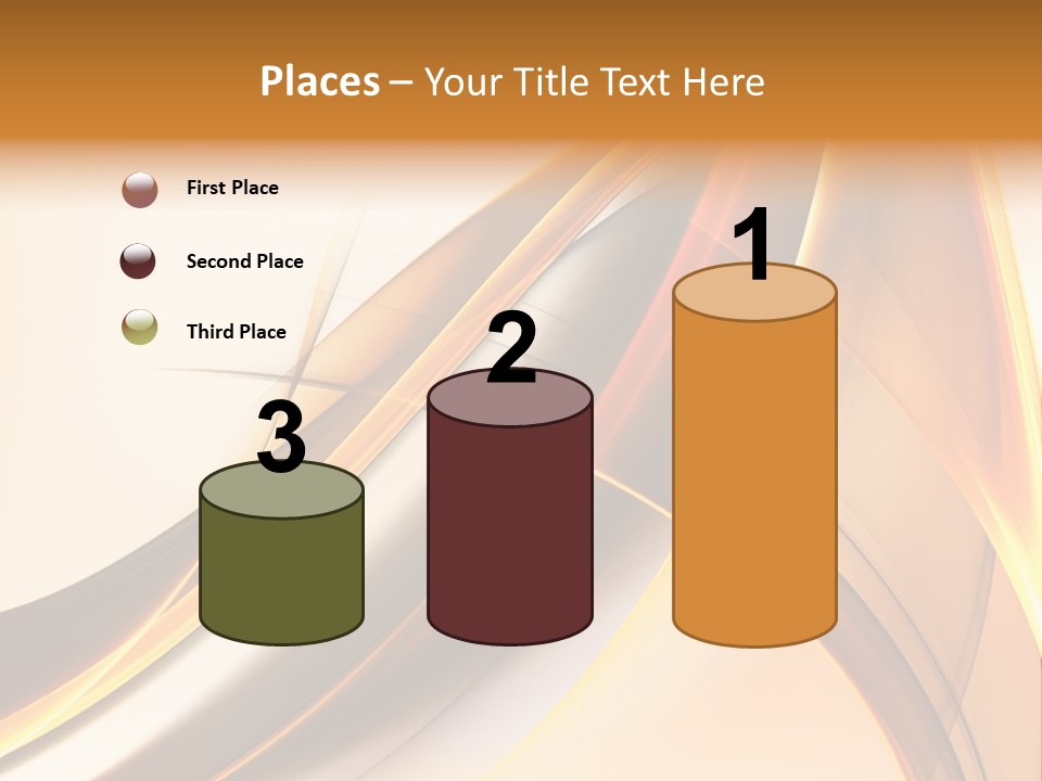 Single Curve Shape PowerPoint Template