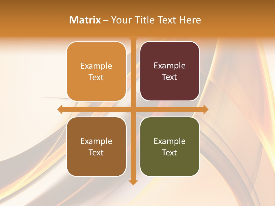 Single Curve Shape PowerPoint Template