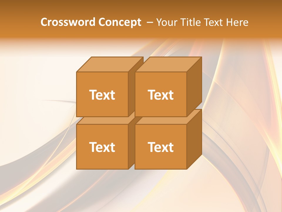 Single Curve Shape PowerPoint Template
