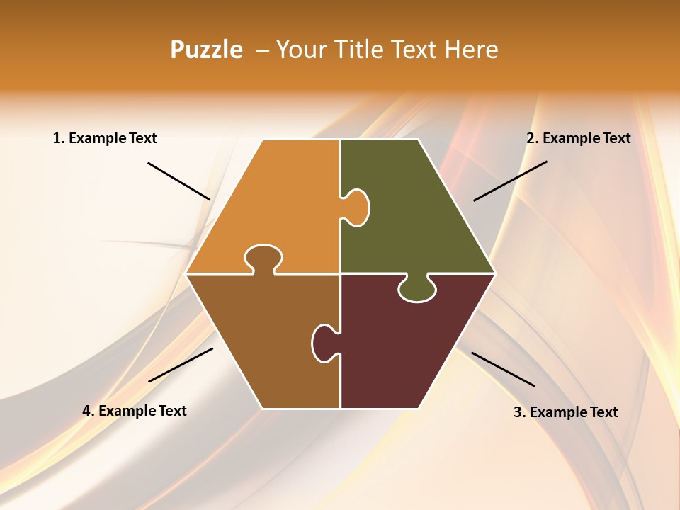 Single Curve Shape PowerPoint Template