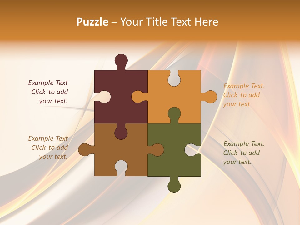 Single Curve Shape PowerPoint Template