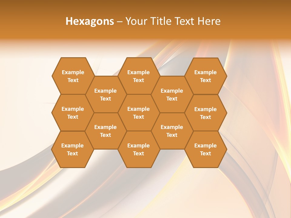 Single Curve Shape PowerPoint Template
