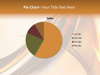 Single Curve Shape PowerPoint Template