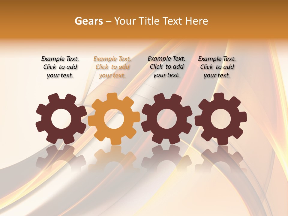 Single Curve Shape PowerPoint Template