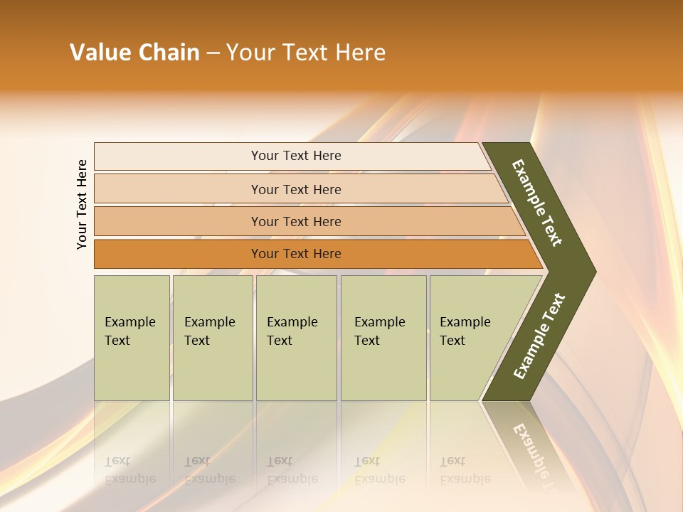 Single Curve Shape PowerPoint Template