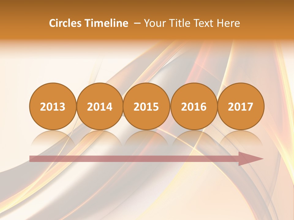 Single Curve Shape PowerPoint Template