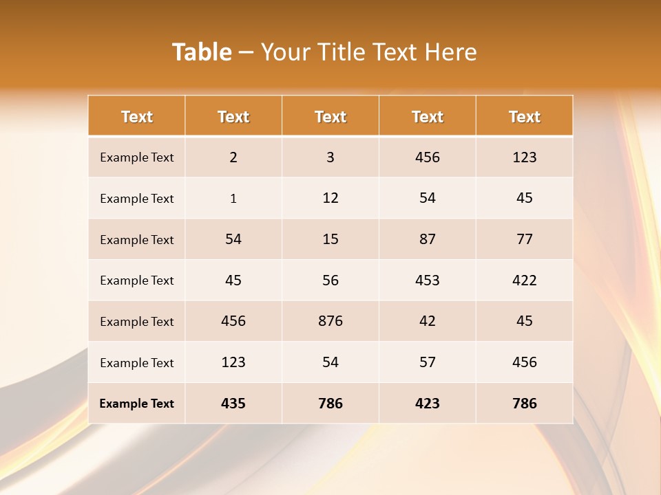 Single Curve Shape PowerPoint Template