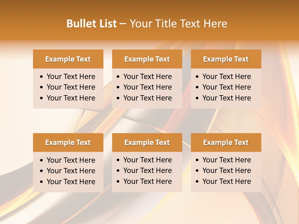 Single Curve Shape PowerPoint Template