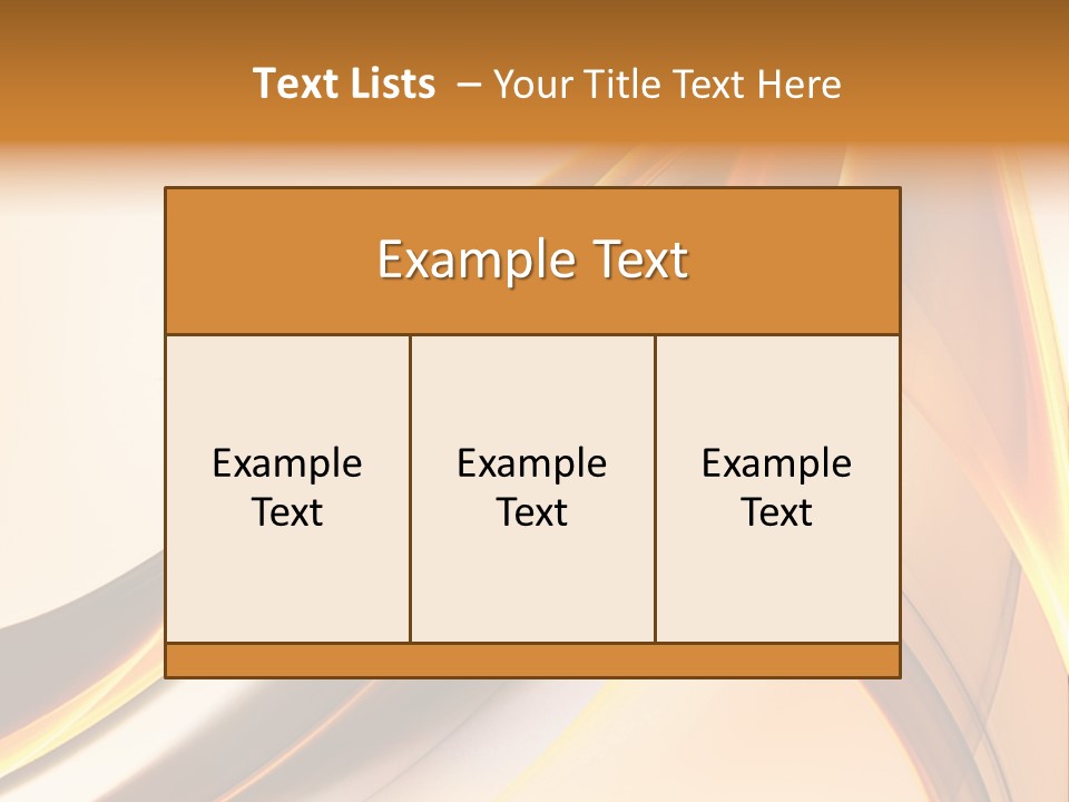 Single Curve Shape PowerPoint Template