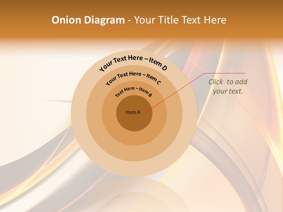 Single Curve Shape PowerPoint Template