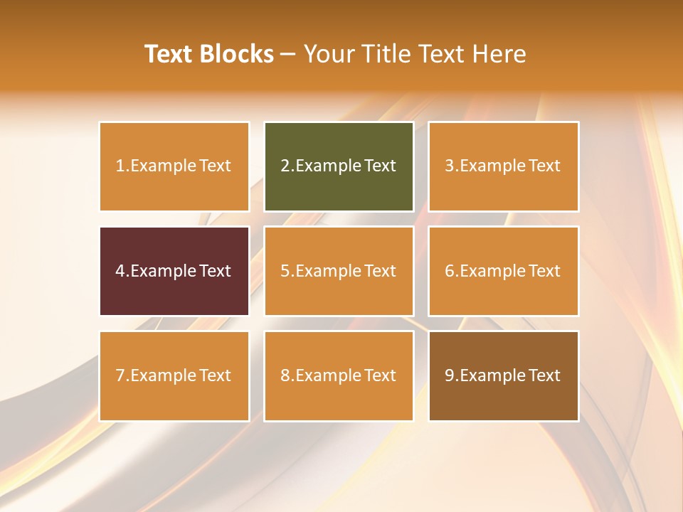 Single Curve Shape PowerPoint Template