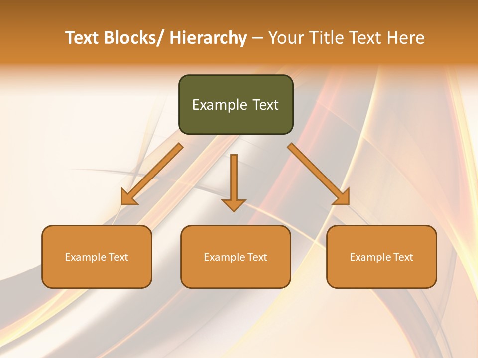 Single Curve Shape PowerPoint Template