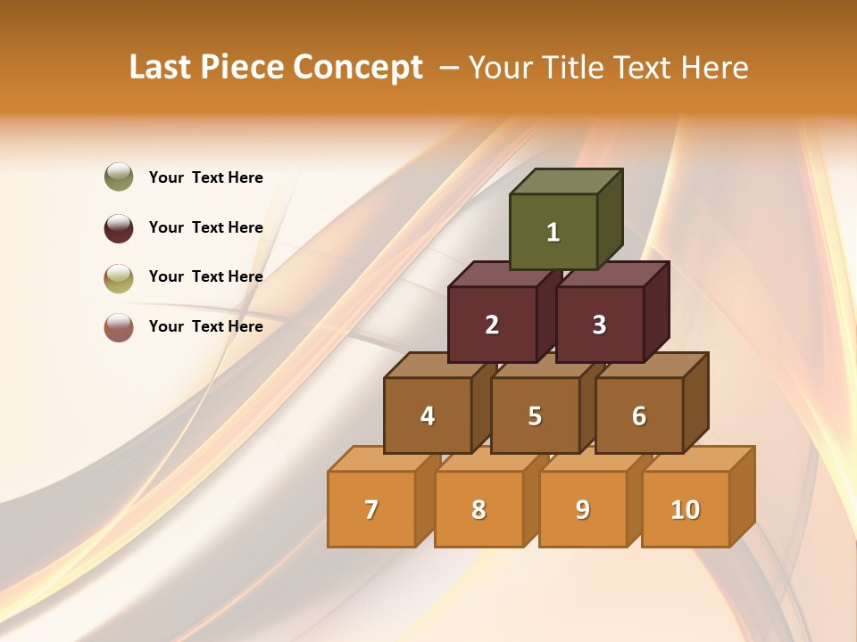 Single Curve Shape PowerPoint Template