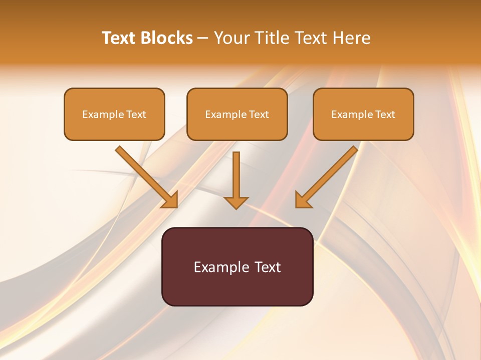 Single Curve Shape PowerPoint Template
