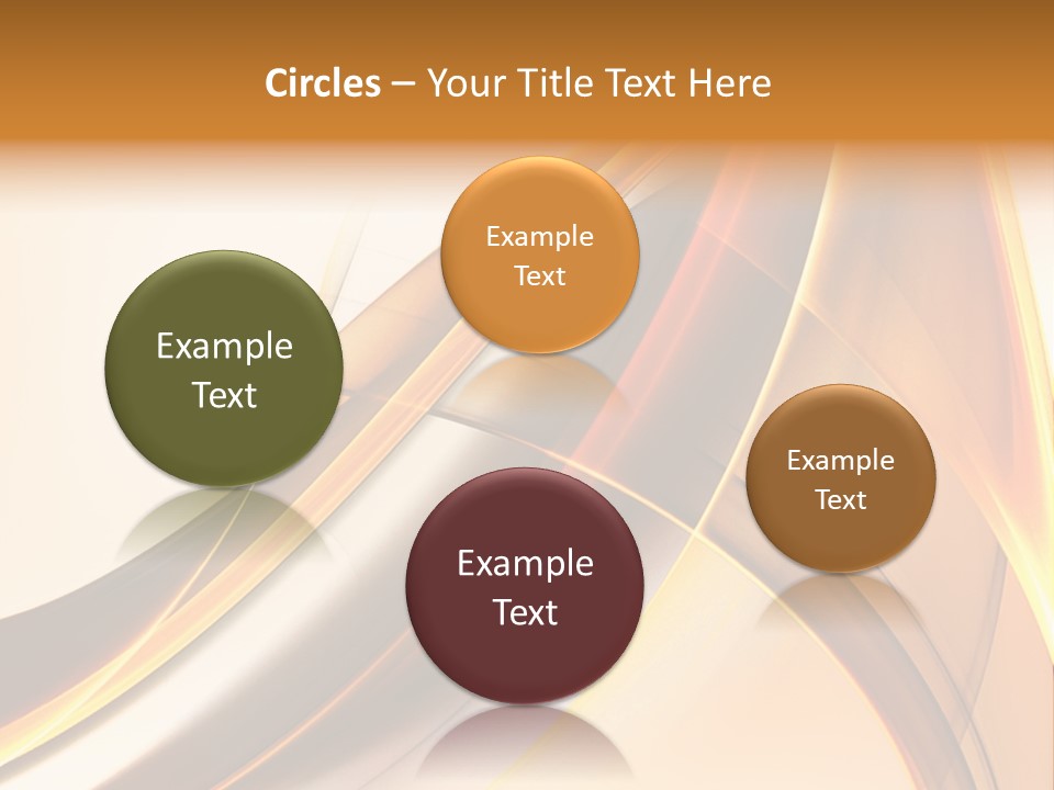 Single Curve Shape PowerPoint Template