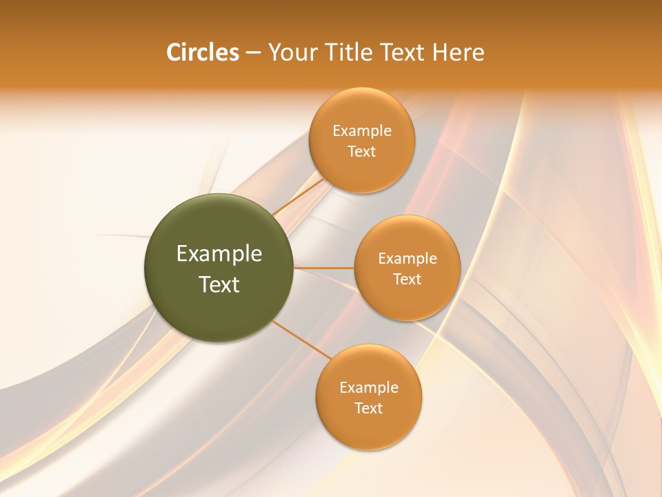 Single Curve Shape PowerPoint Template