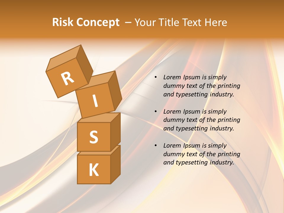 Single Curve Shape PowerPoint Template