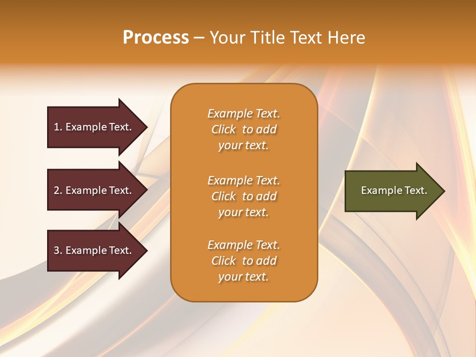 Single Curve Shape PowerPoint Template