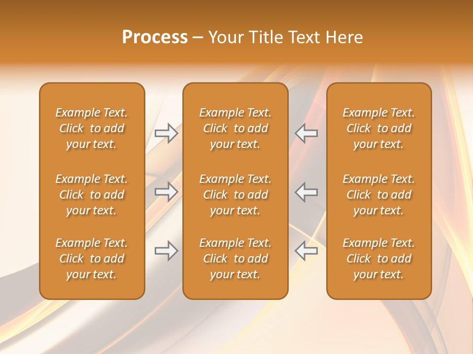 Single Curve Shape PowerPoint Template