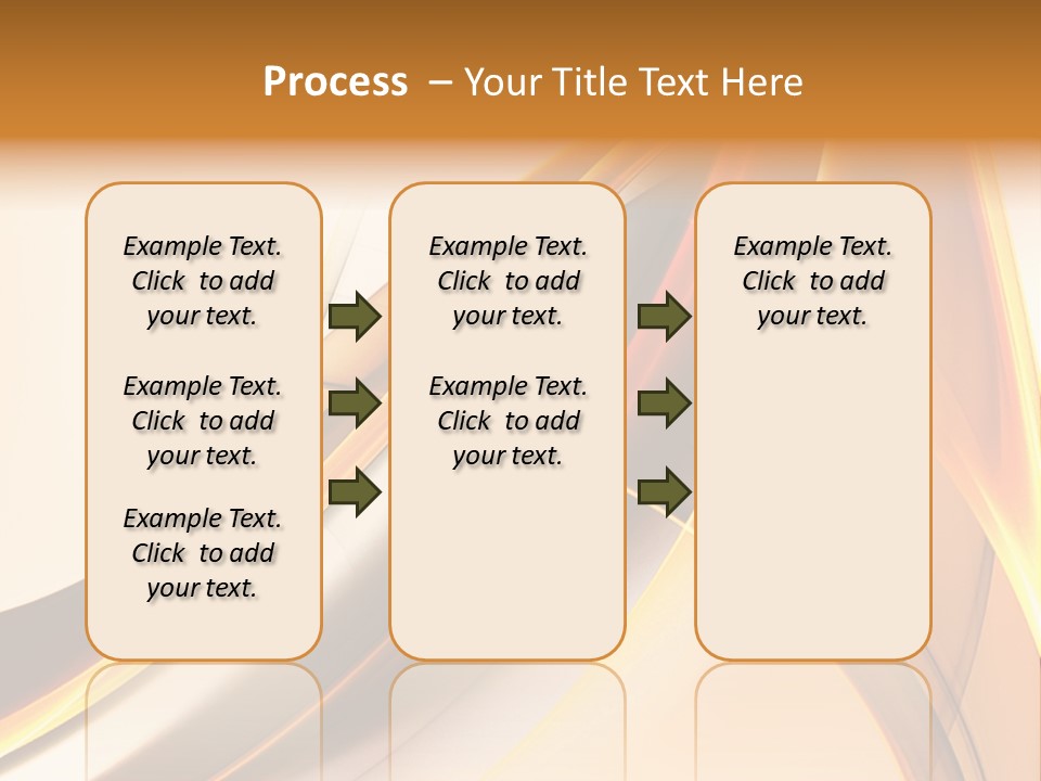 Single Curve Shape PowerPoint Template